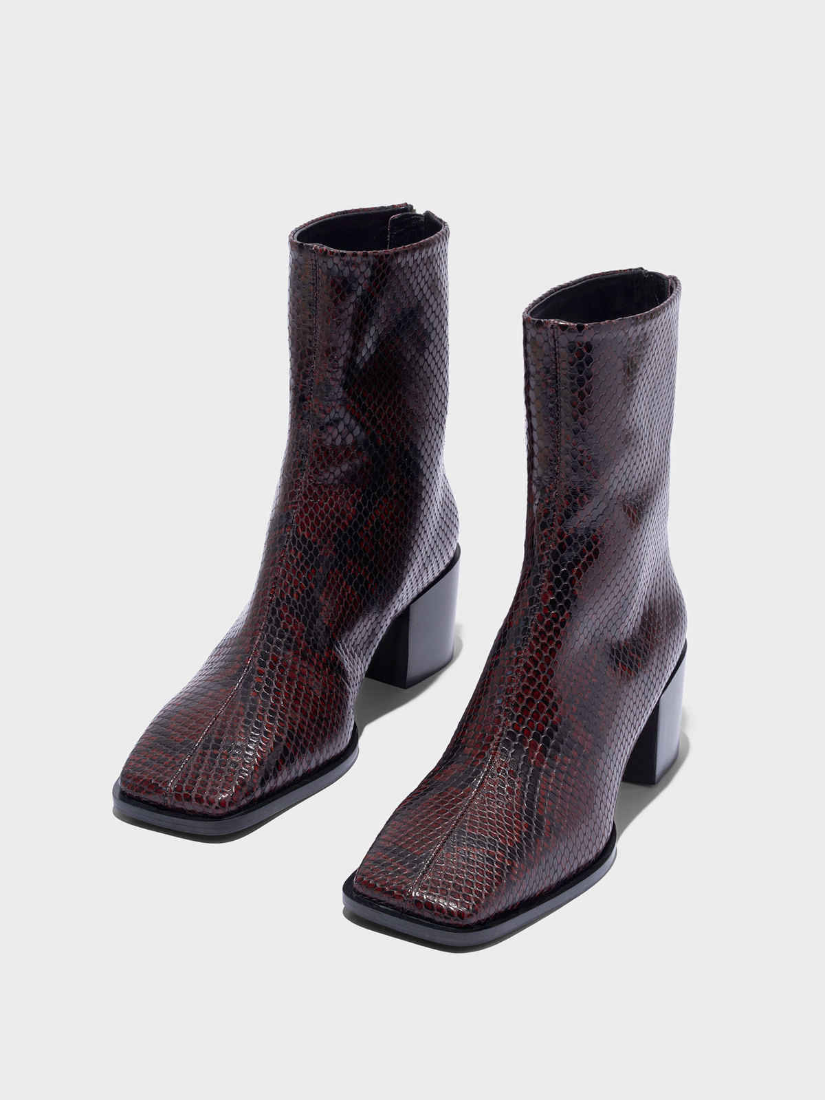 Amina Leather Ankle Boots