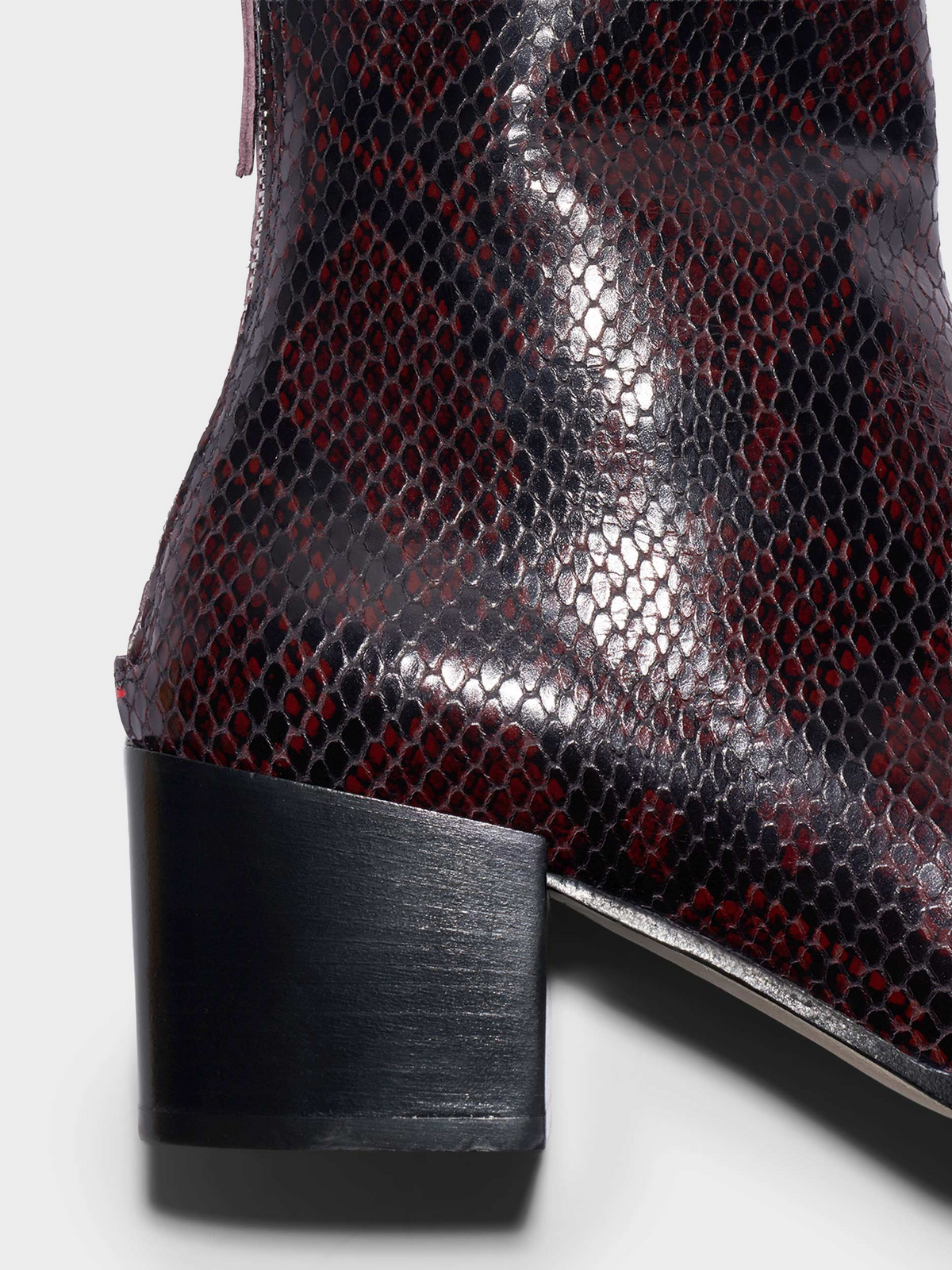 Amina Leather Ankle Boots