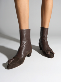 Betsy Tassel Ankle Boots