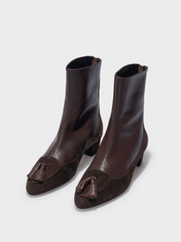 Betsy Tassel Ankle Boots