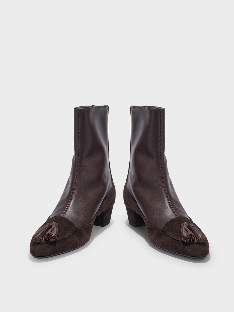 Betsy Tassel Ankle Boots