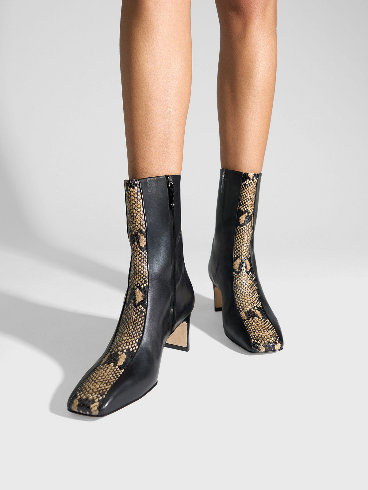 Billie Square-Toe Ankle Boots