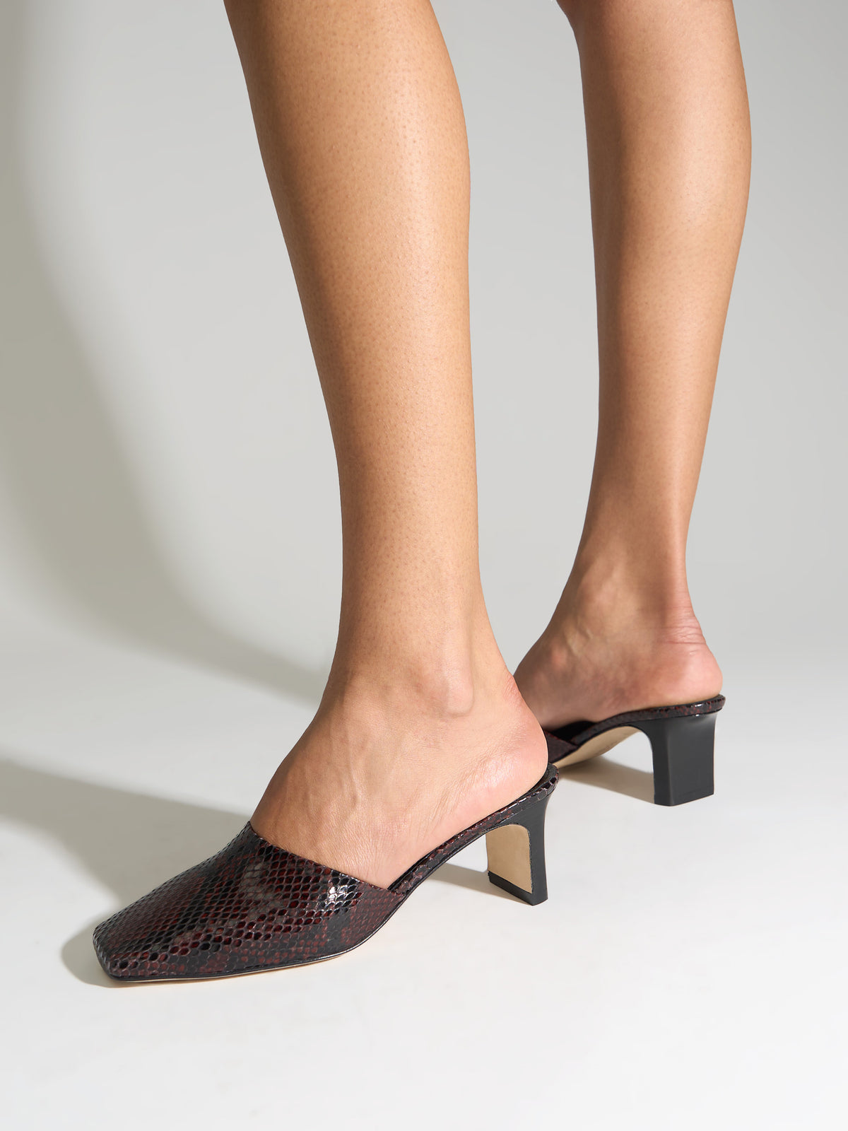 Blithe Square-Toe Mules