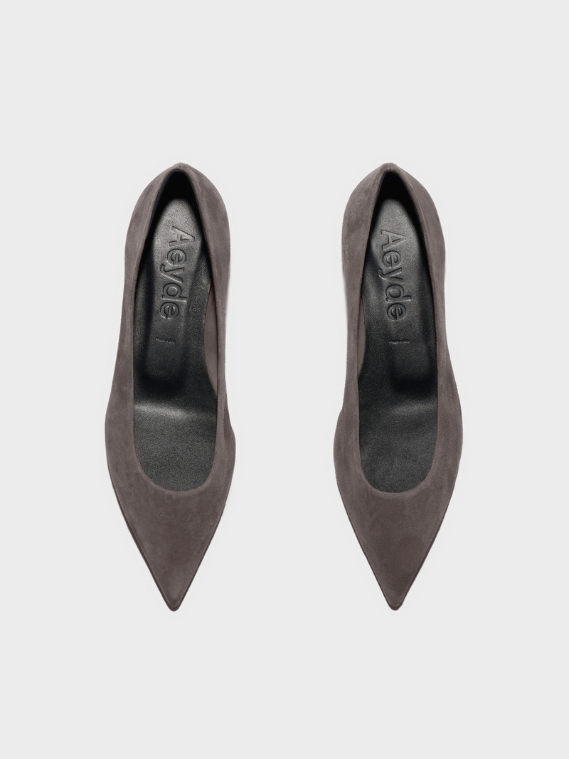 Cassy Pointed-Toe Suede Flats