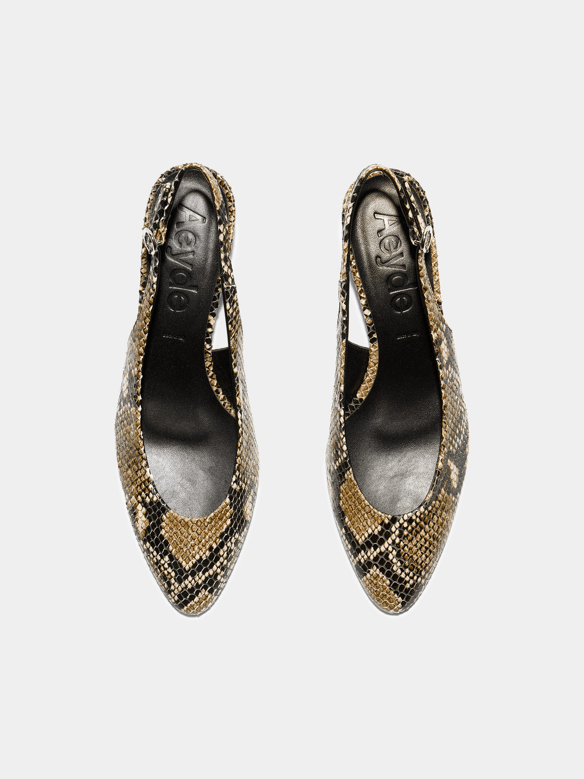 Celeste Snake Print Pumps