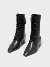 Elva Leather Ankle Boots
