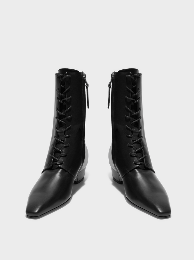 Elva Leather Ankle Boots