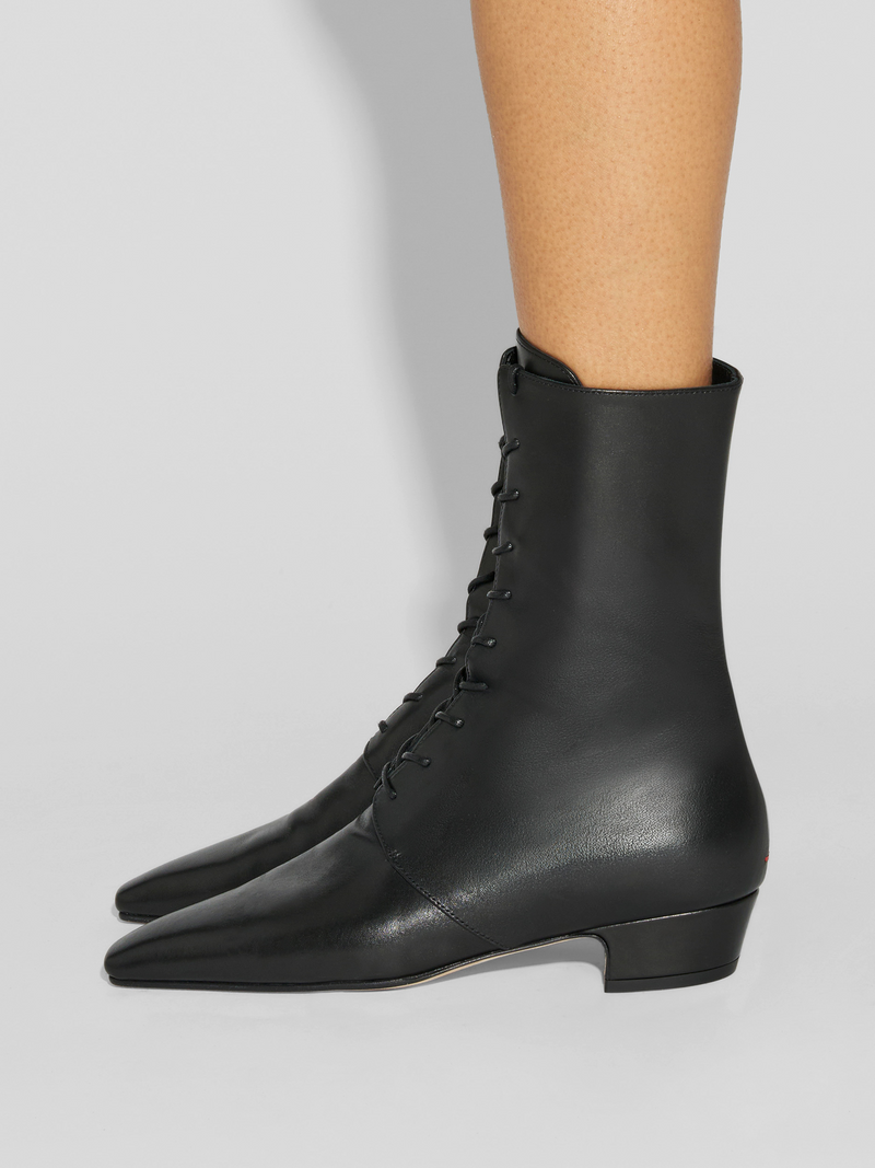 Elva Leather Ankle Boots
