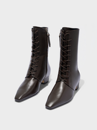 Elva Leather Ankle Boots