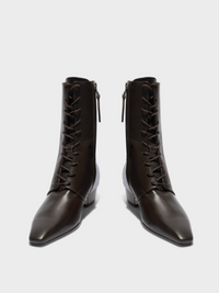 Elva Leather Ankle Boots