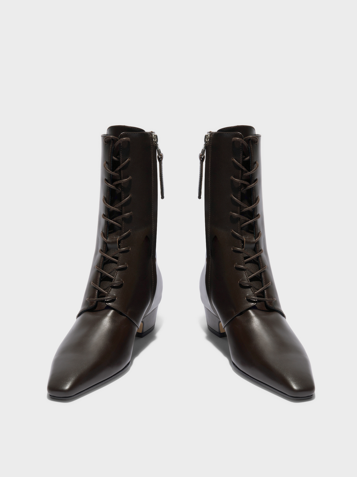 Elva Leather Ankle Boots