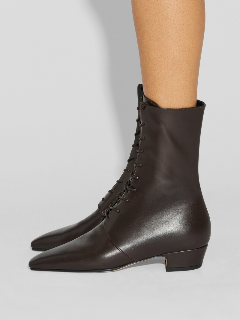 Elva Leather Ankle Boots
