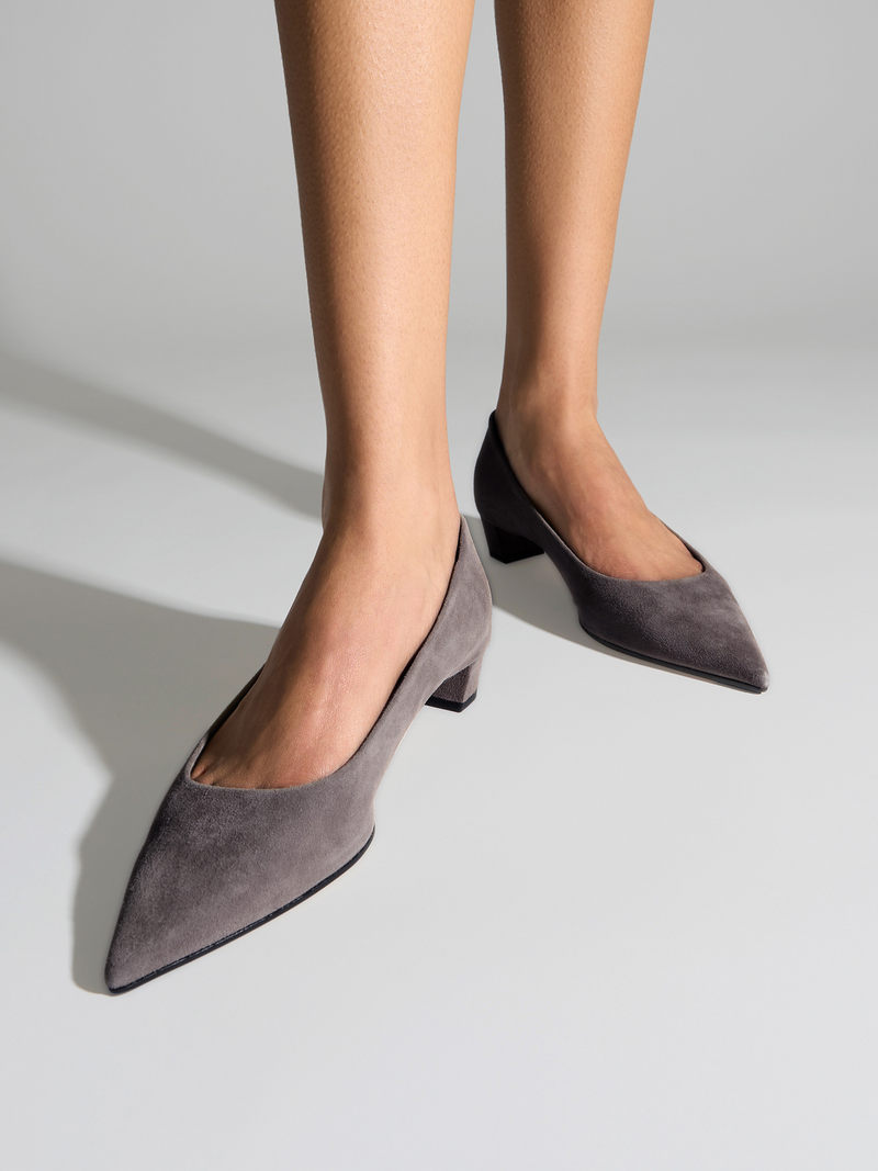 Judi Suede Pointed Pumps