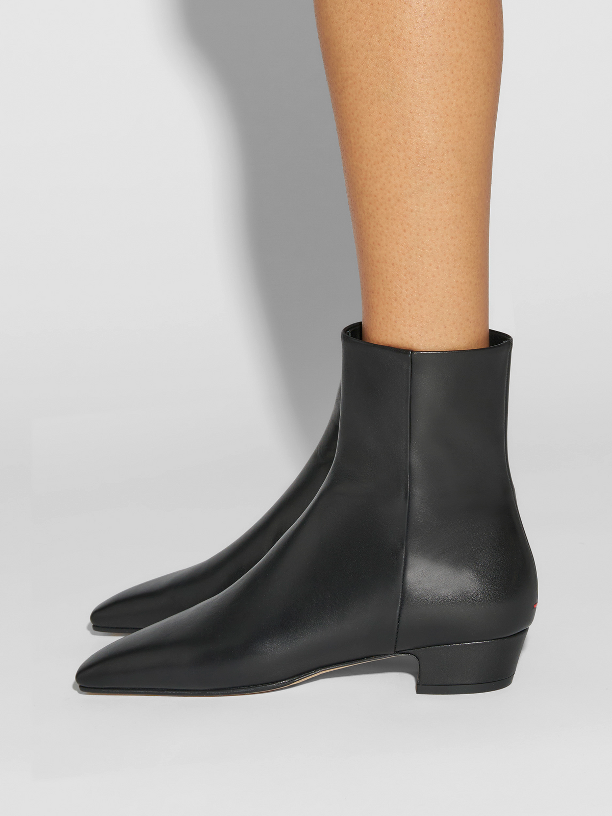 Lilia Leather Ankle Boots