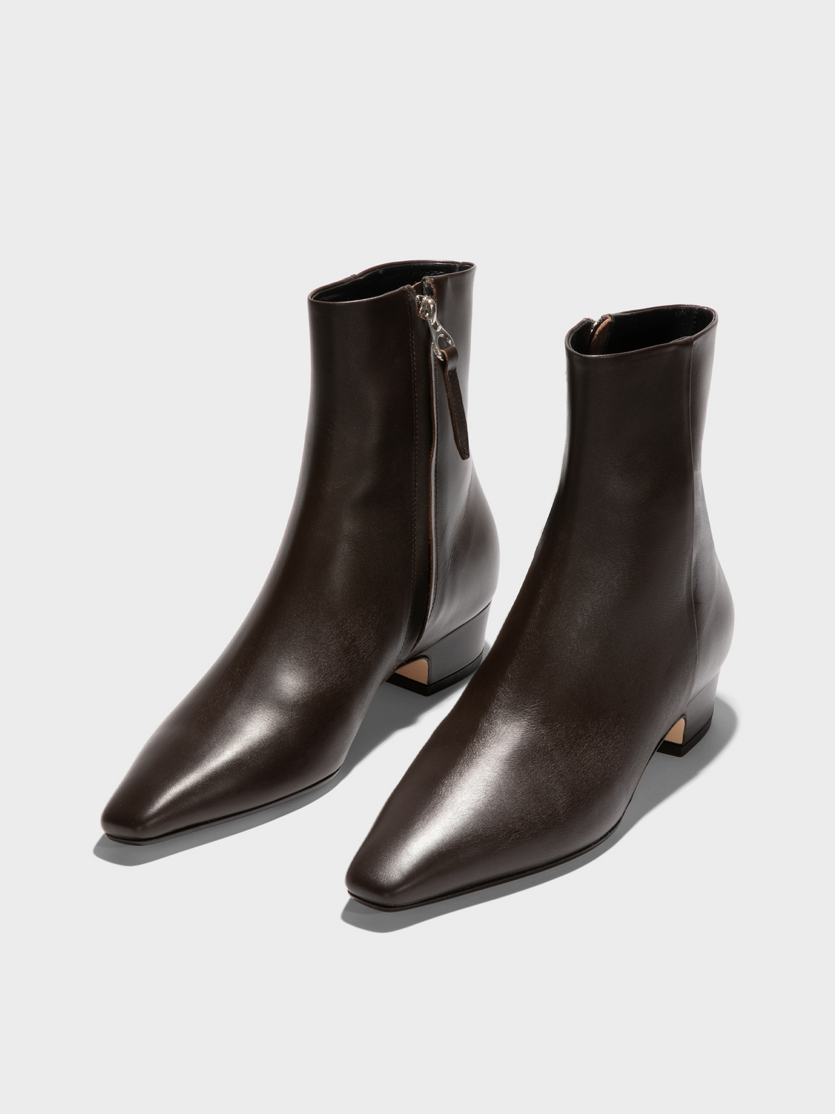 Lilia Leather Ankle Boots
