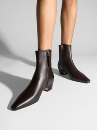Lilia Leather Ankle Boots