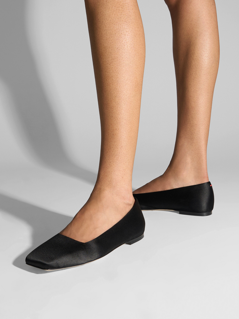 Matti Satin Flats