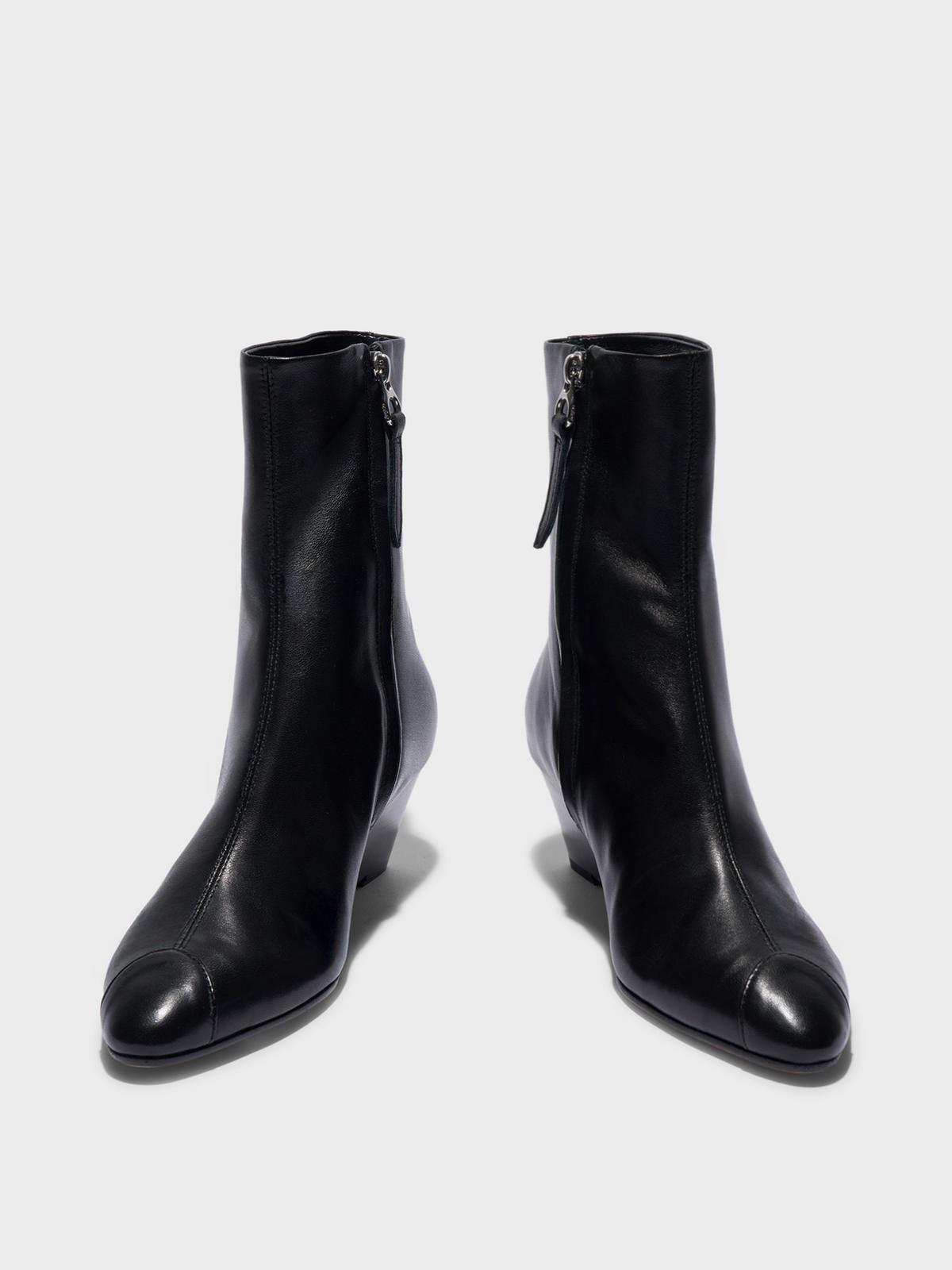 Mia Leather Ankle Boots