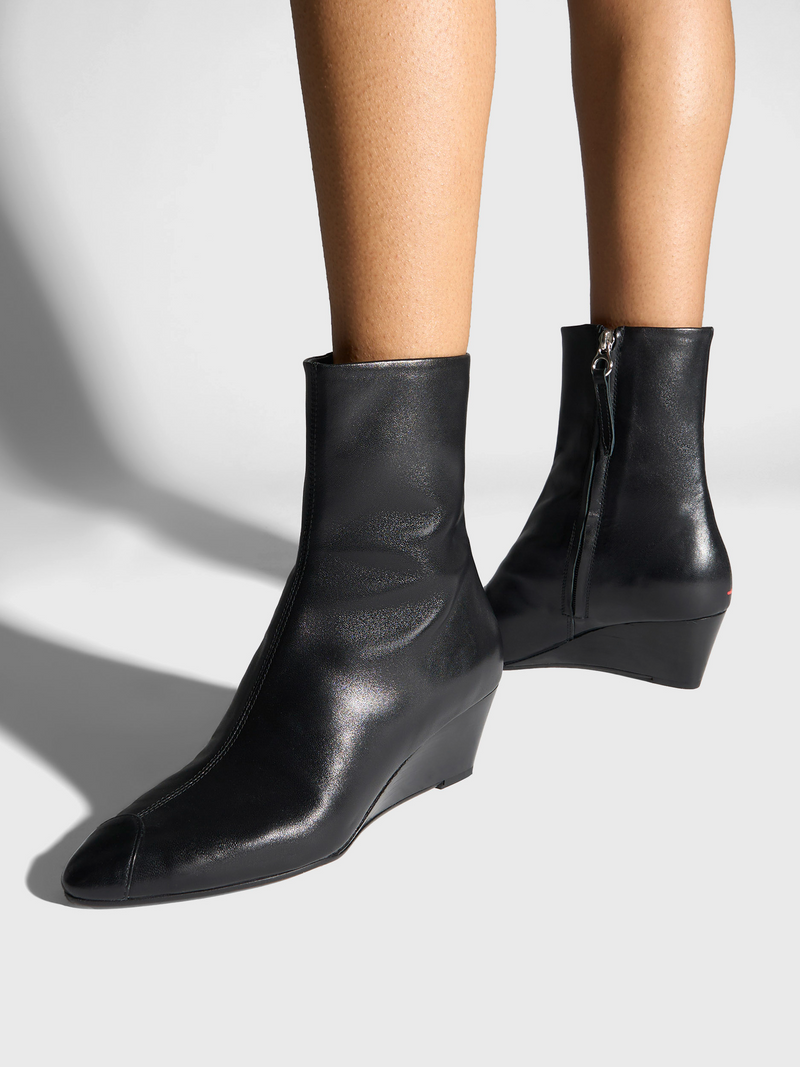 Mia Leather Ankle Boots