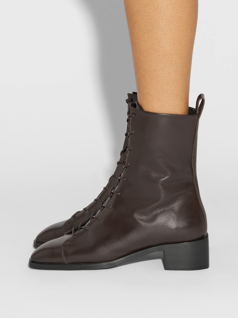 Noel Leather Ankle Boots