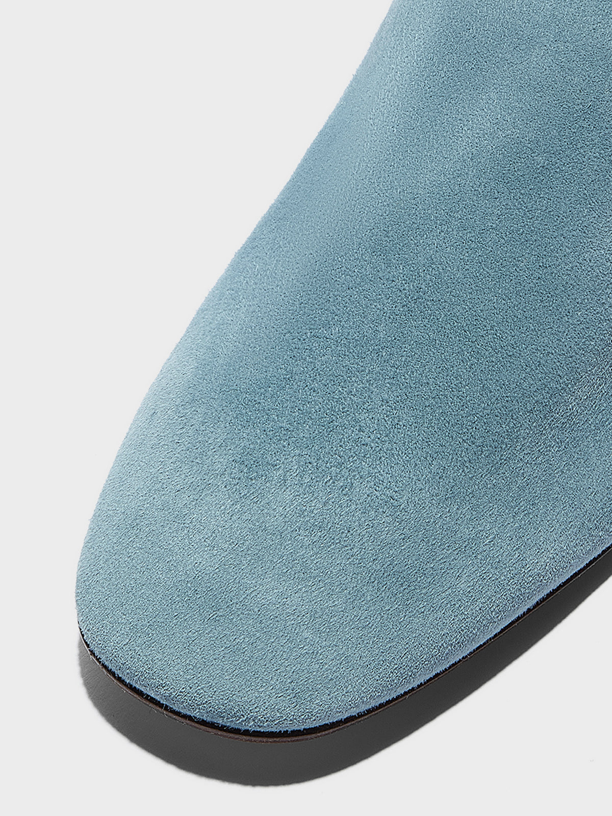 Rega Suede Round-Toe Mules
