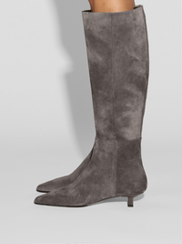 Sabrina Suede Knee-High Boots