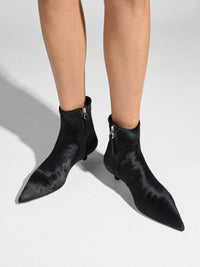 Sofie Pony Hair Ankle Boots