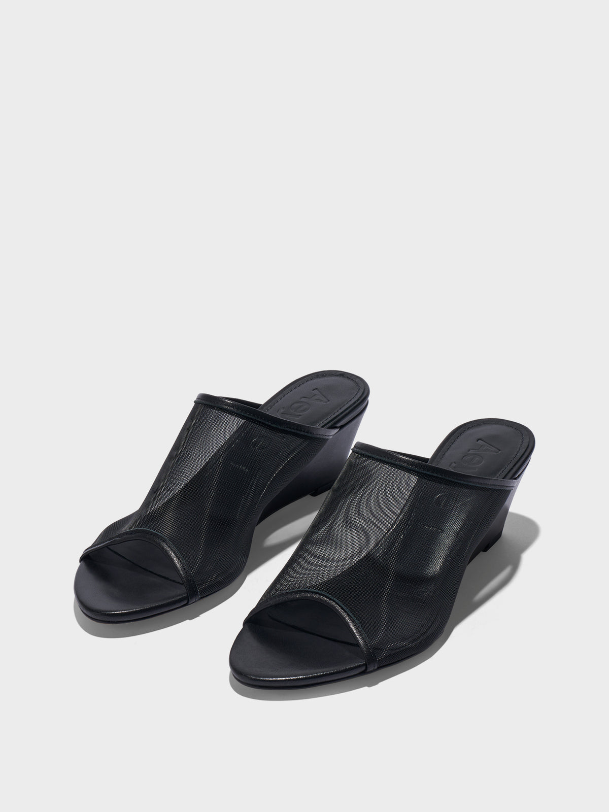 Suzanne Mesh Wedge Sandals