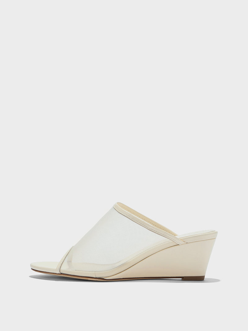 Suzanne Mesh Wedge Sandals