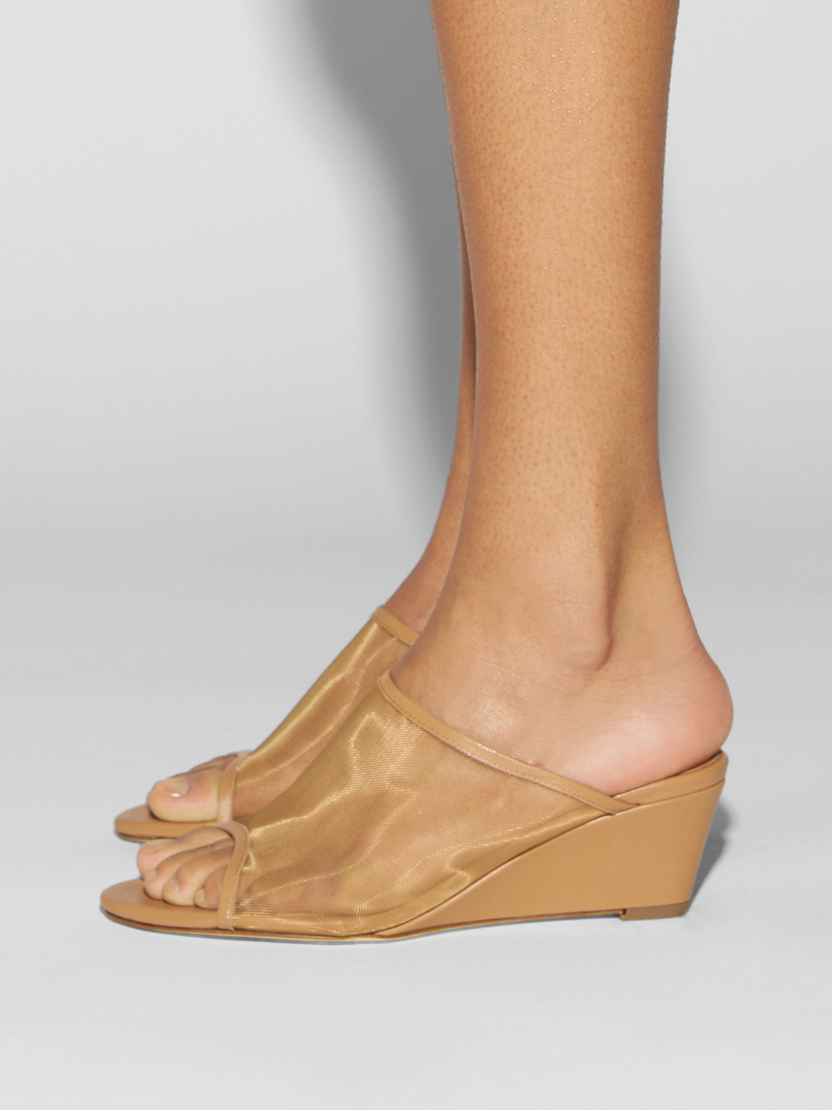 Suzanne Mesh Wedge Sandals