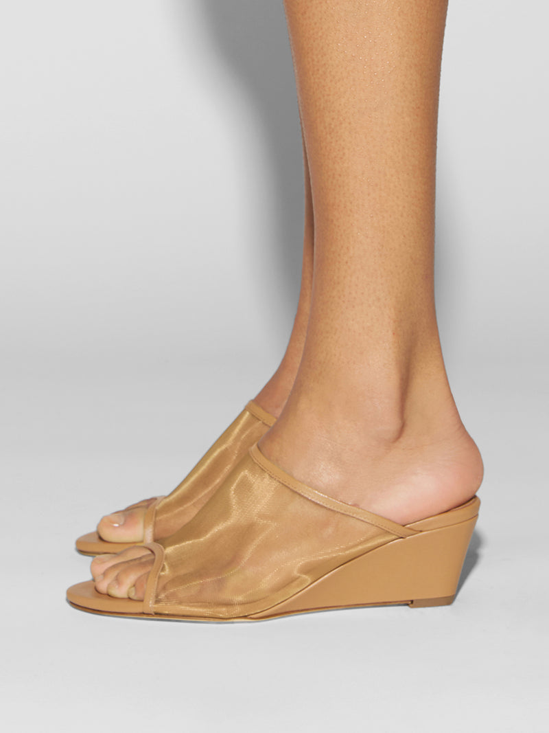 Suzanne Mesh Wedge Sandals