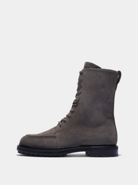 Tate Suede Lace-Up Ankle Boots