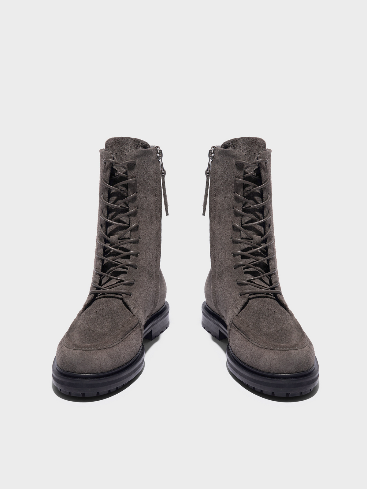 Tate Suede Lace-Up Ankle Boots