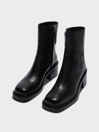 Teddy Block Heel Boots