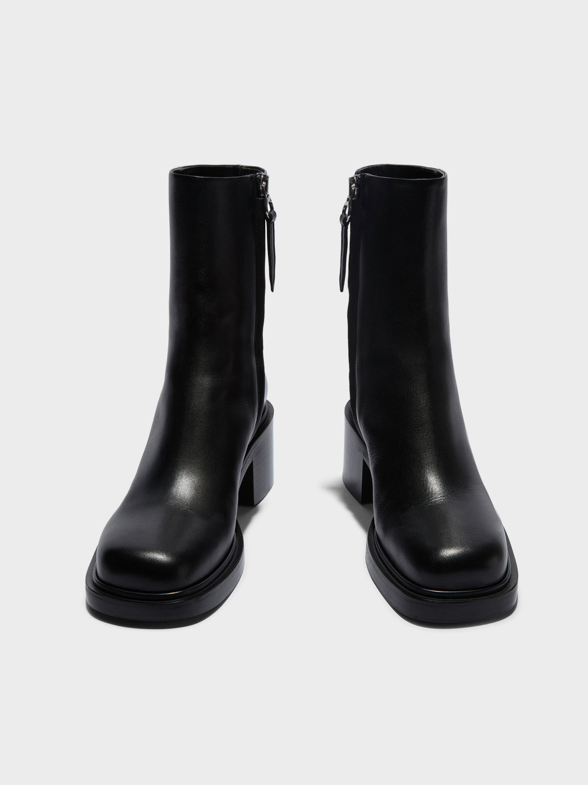 Teddy Block Heel Boots