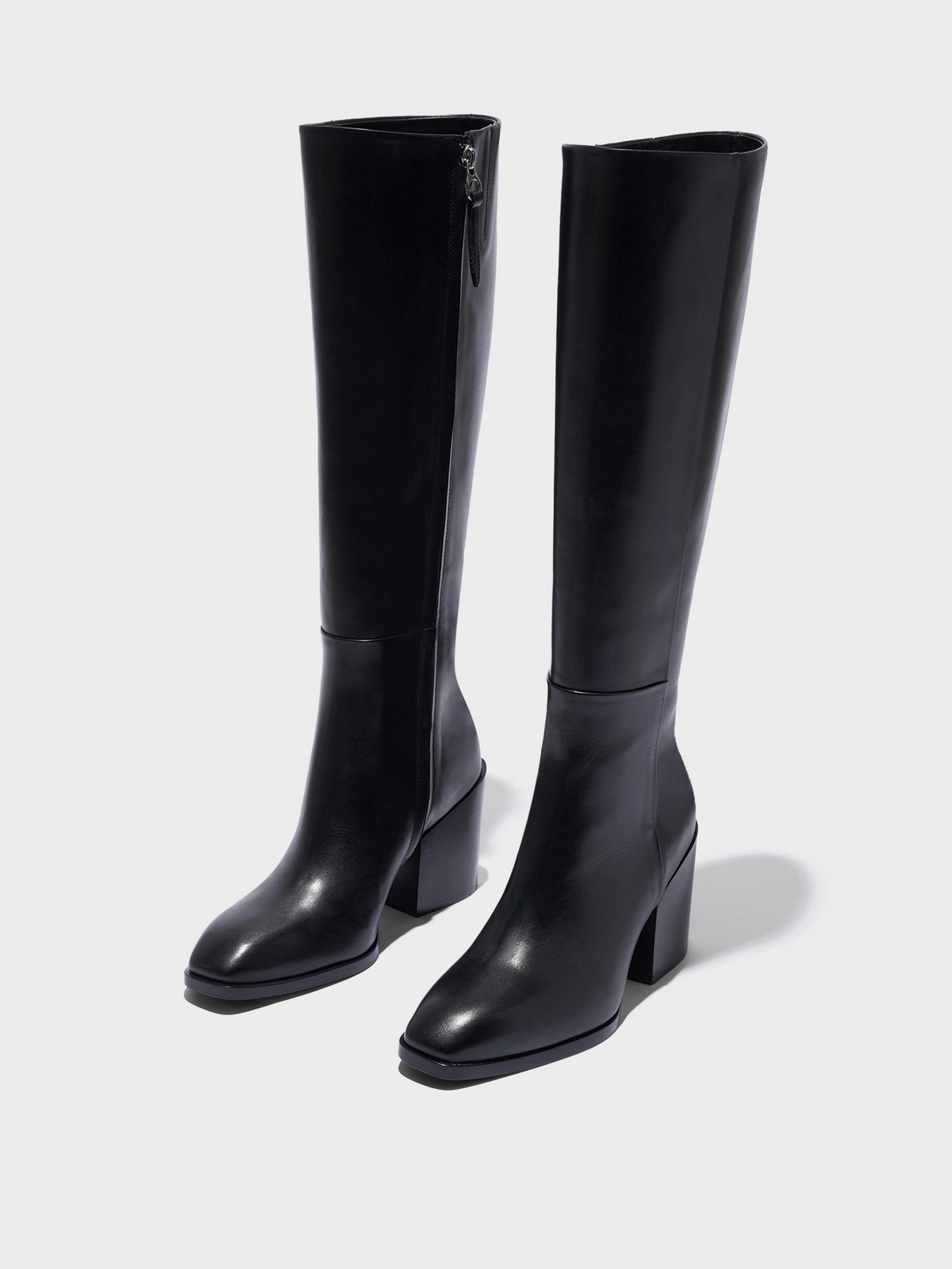 Teresa Leather Knee-High Boots