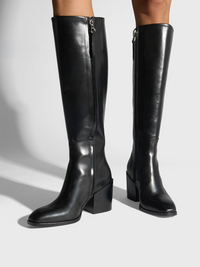 Teresa Leather Knee-High Boots