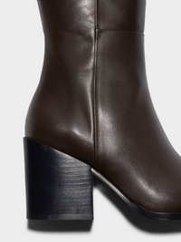 Teresa Leather Knee-High Boots