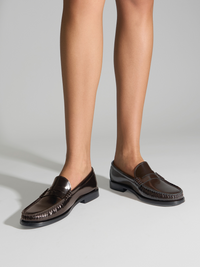 Terry Polido Leather Loafers