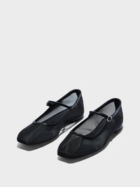 Uma Mesh Mary-Jane Flats