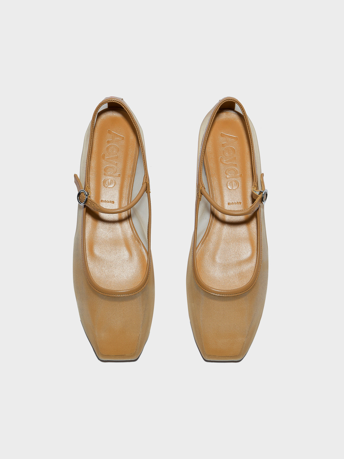 Uma Mesh Mary-Jane Flats