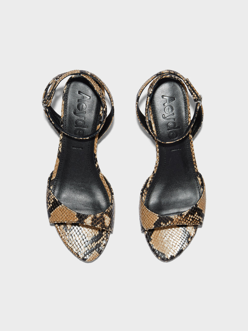 Zelia Kitten-Heel Sandals