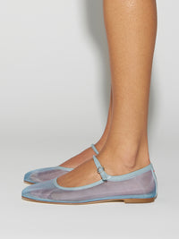 Uma Mesh Mary-Jane Flats