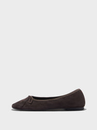 Tiby Suede Ballet Flats