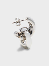 Cyrus Palladium-Plated Hoop Earrings