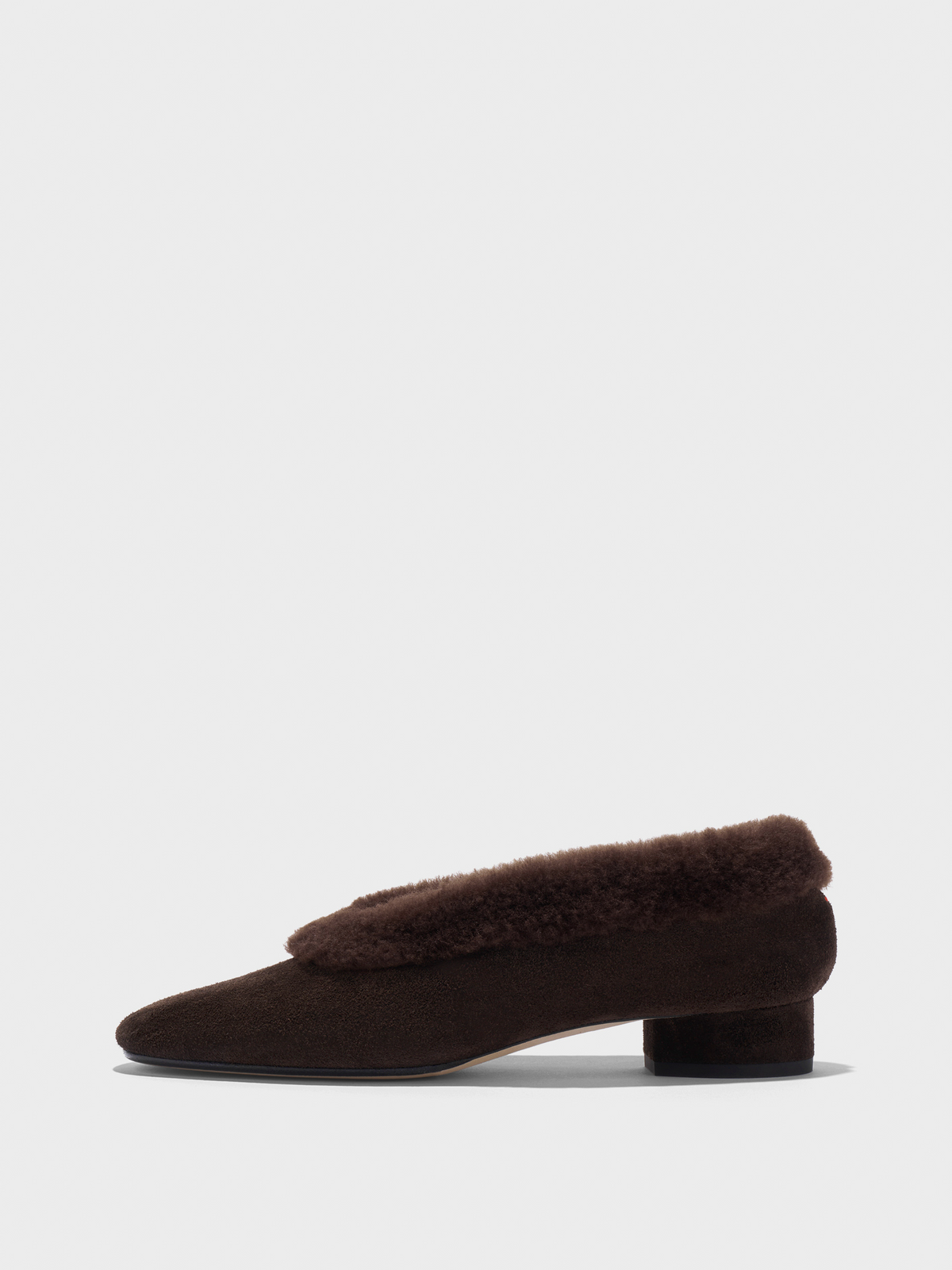 Delia Shearling Flats