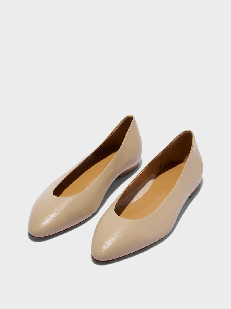 Ellie Almond-Toe Flats